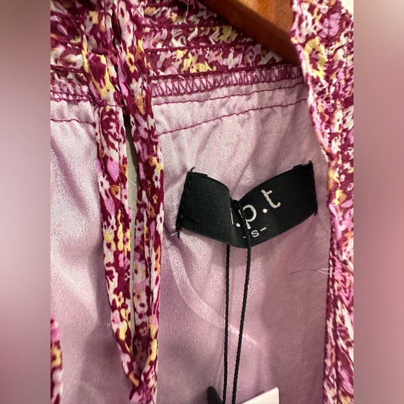 Anthropologie Pink Floral Midi Dress - Picture 3 of 11